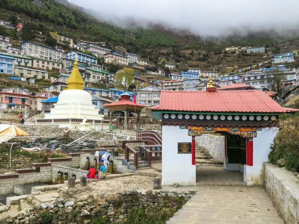 Namche bazaar - the largest village on the Everest Base Camp Trekking.