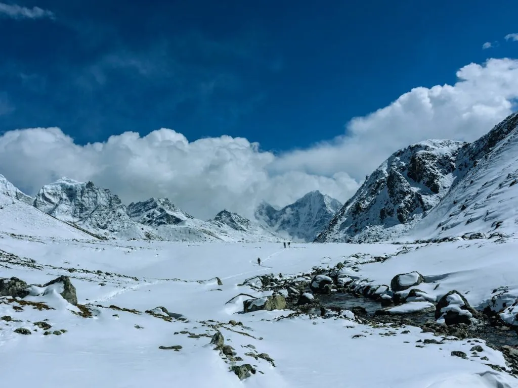 Cho La Pass route on the EBC and Gokyo Trek