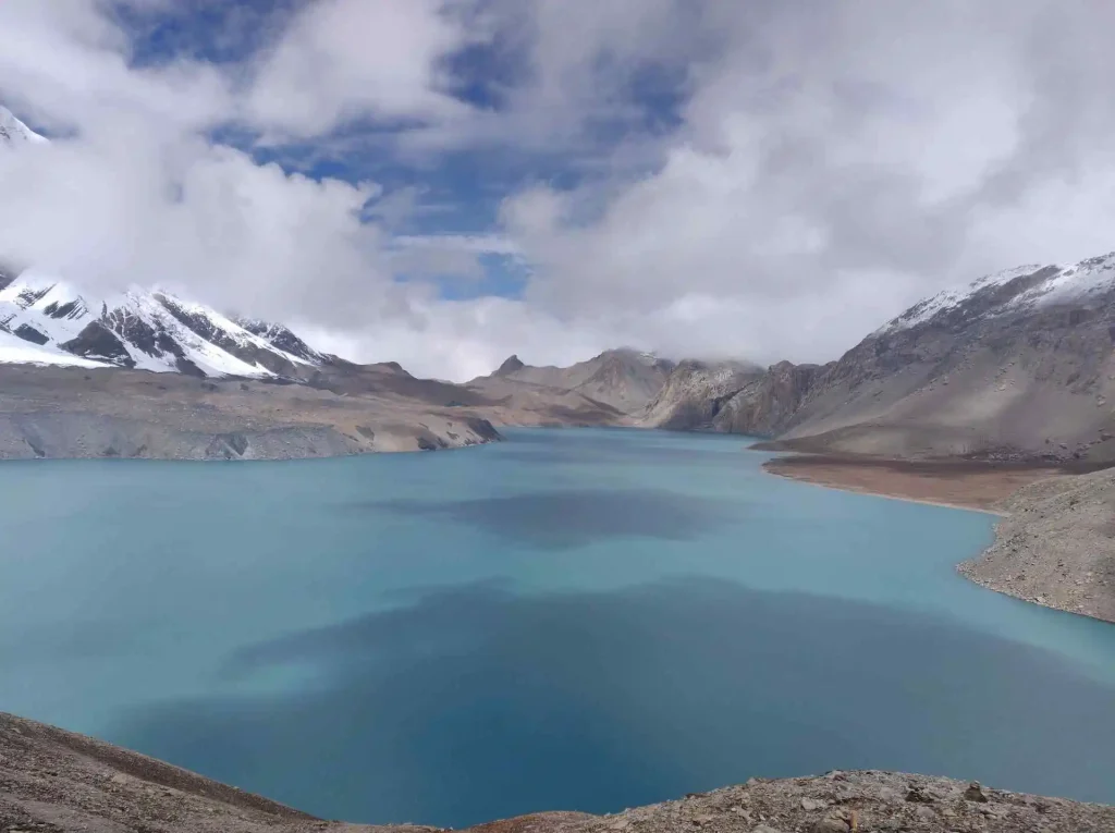beautiful Tilicho lake is perfect for photography on the Annapurna Circuit Trekking Trail